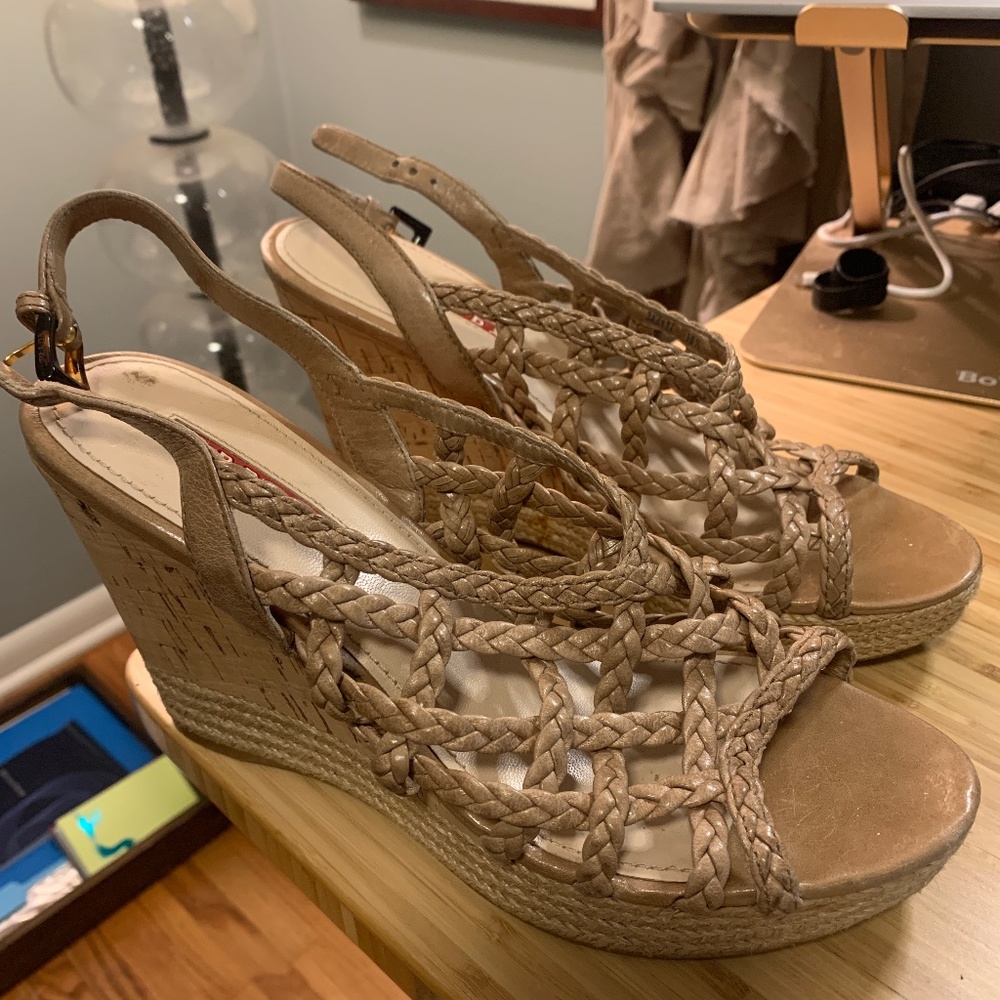 Prada wedges